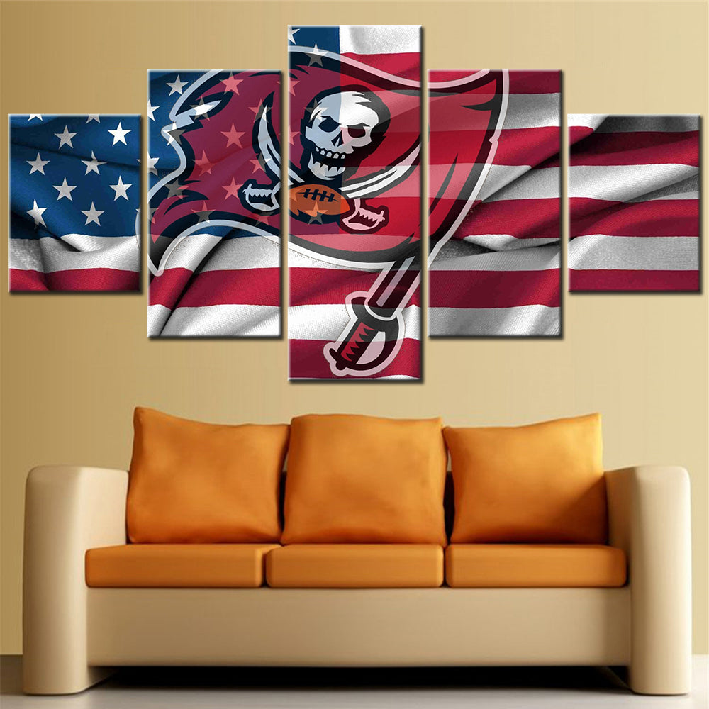 American Football Wall Art - AF5161 - Tampa Bay Buccaneers - American Football Poster - American Football Canvas