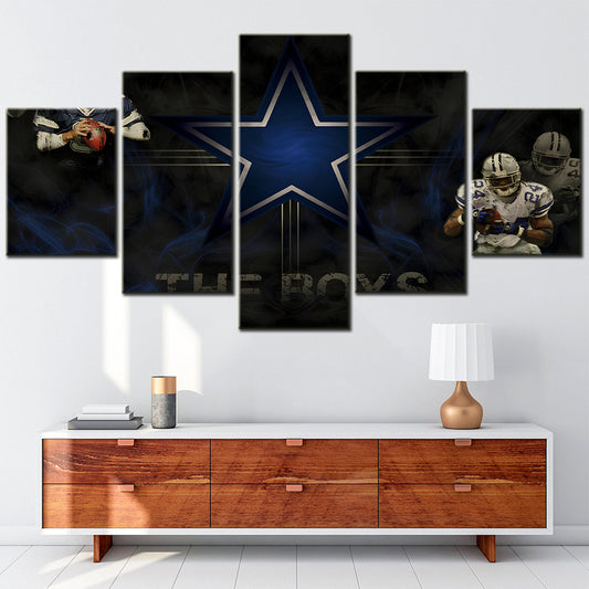 American Football - 5 Pieces Wall Art - AF5045 - Dallas Cowboys - American Football Poster - American Football Canvas