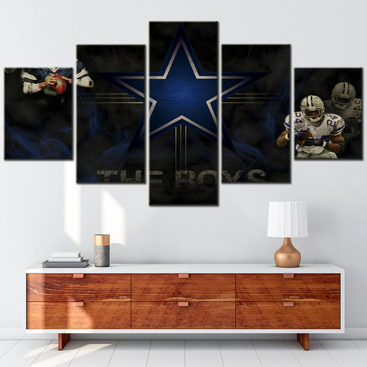 American Football Canvas Wall Art - AF5045 - Dallas Cowboys - NFL Teams