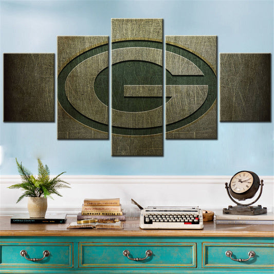 American Football Canvas Wall Art - AF5062 - Green Bay Packers - NFL Teams