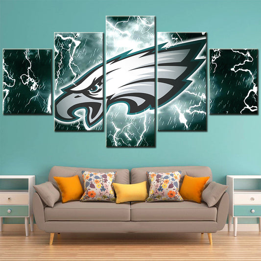 American Football Canvas Wall Art - AF5022 - Philadelphia Eagles - NFL Teams