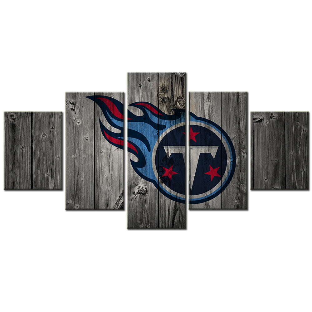 American Football - 5 Pieces Wall Art - AF5081 - Tennessee Titans - American Football Poster - American Football Canvas