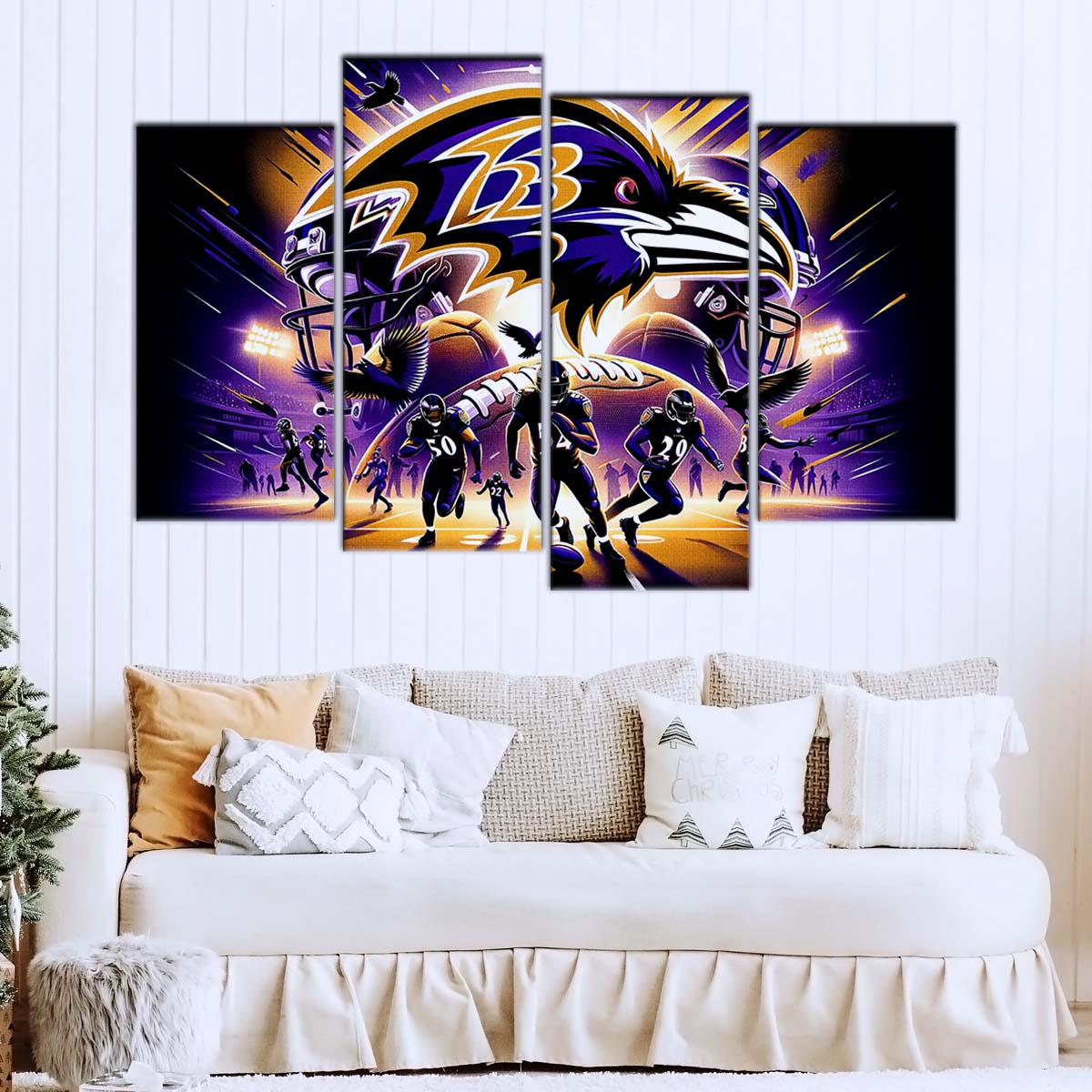 American Football Wall Art - AF5166 - Baltimore Ravens - NFL Football Team - American Football Poster - American Football Canvas