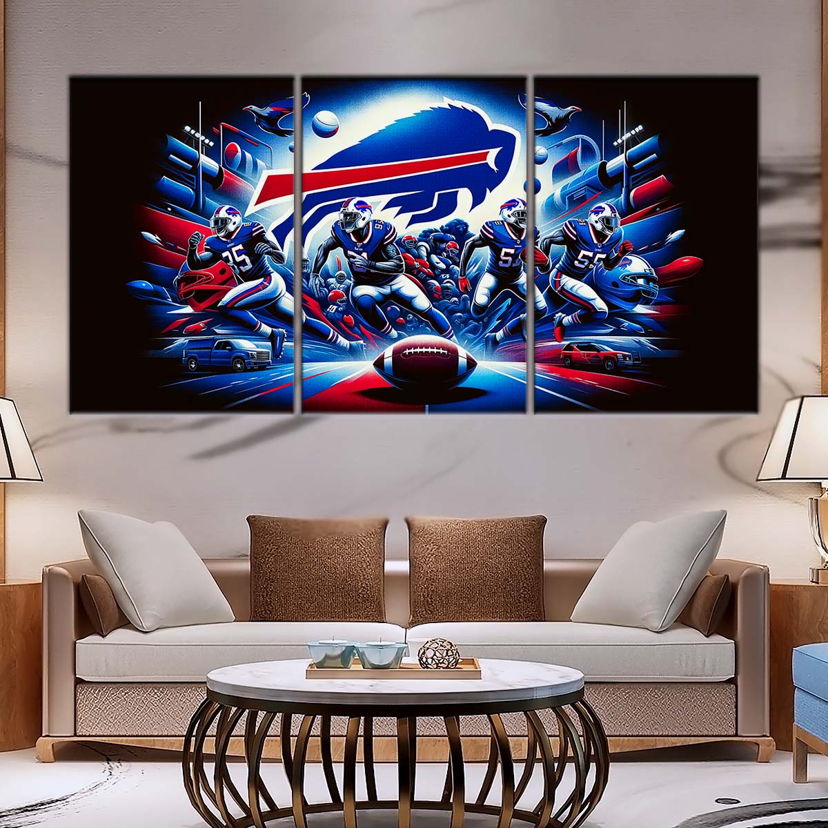 American Football Wall Art - AF5168 - Buffalo Bills - NFL Super Bowl Team - American Football Poster - American Football Canvas