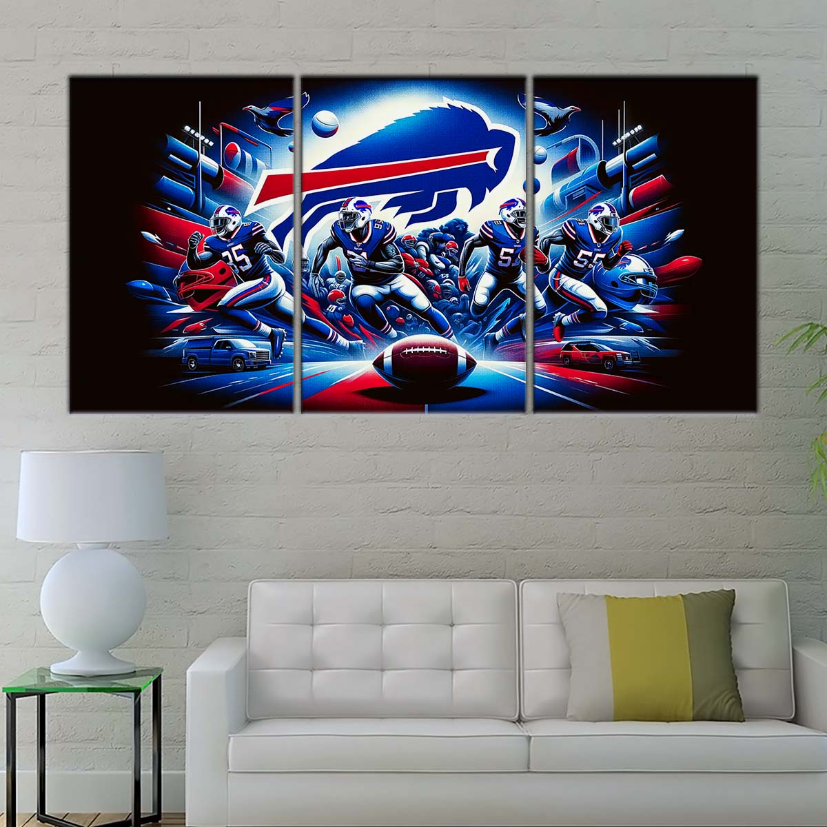 American Football Wall Art - AF5168 - Buffalo Bills - NFL Super Bowl Team - American Football Poster - American Football Canvas