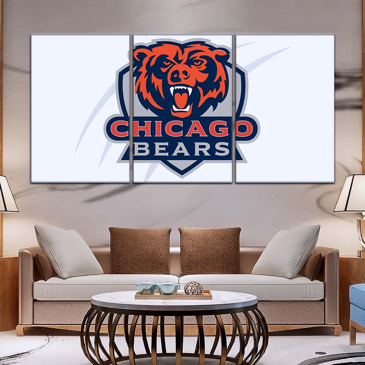 American Football Wall Art - AF5172 - Chicago Bears - NFL Football Team - American Football Poster - American Football Canvas