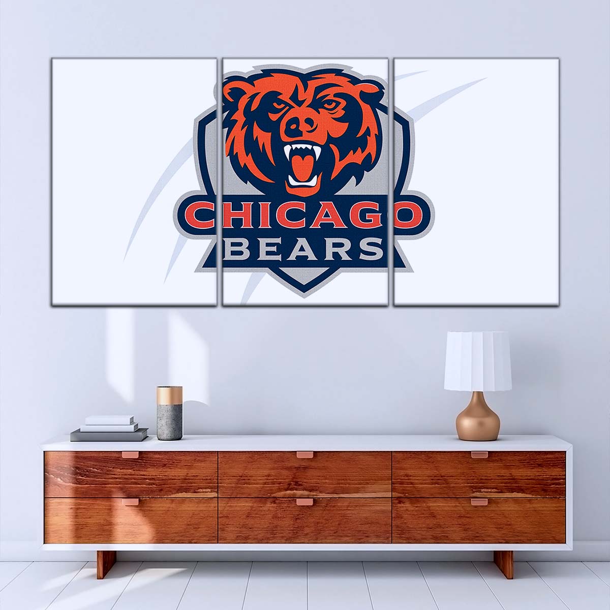 American Football Canvas Wall Art - AF5172 - Chicago Bears - NFL Teams
