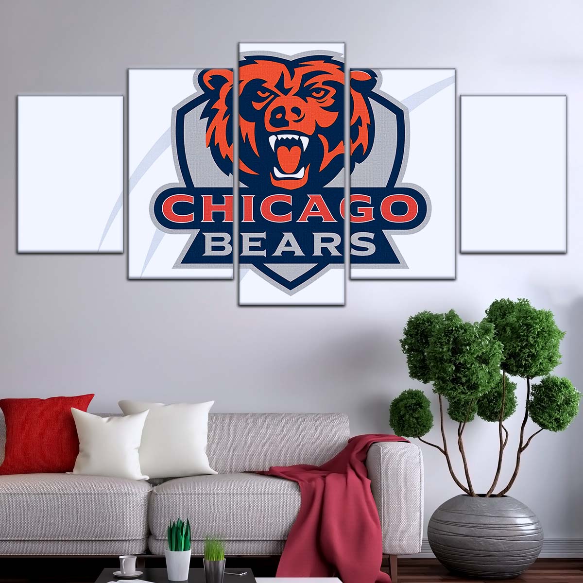 American Football Wall Art - AF5172 - Chicago Bears - NFL Football Team - American Football Poster - American Football Canvas