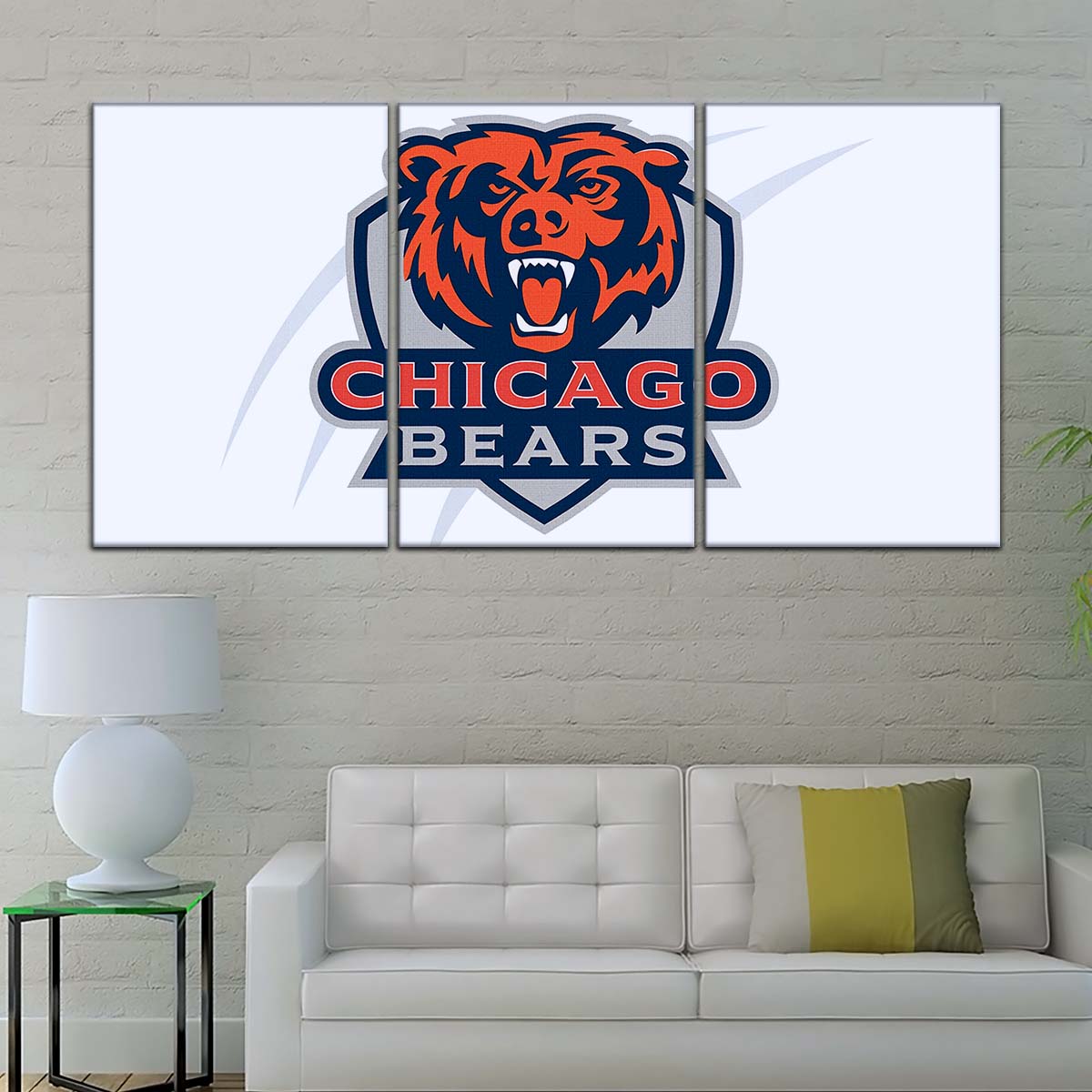 American Football Wall Art - AF5172 - Chicago Bears - NFL Football Team - American Football Poster - American Football Canvas