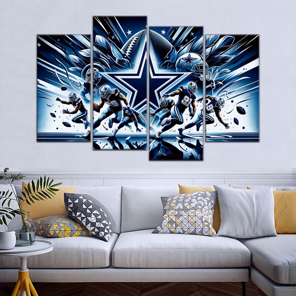 American Football Wall Art - AF5174 - Dallas Cowboys - NFL Football Team - American Football Poster - American Football Canvas