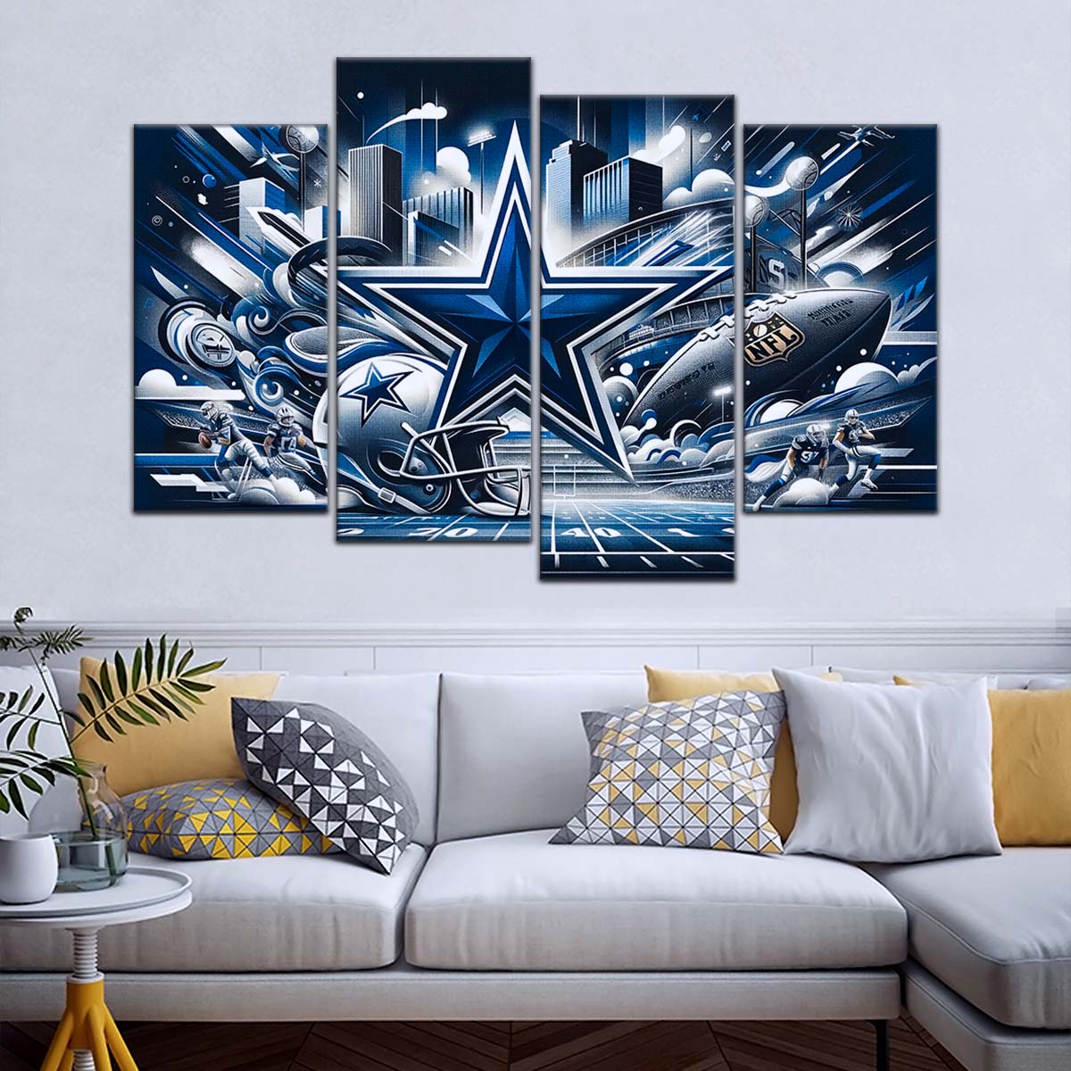 American Football Wall Art - AF5175 - Dallas Cowboys - Super Bowl Dreams - NFL Football Team - American Football Poster - American Football Canvas