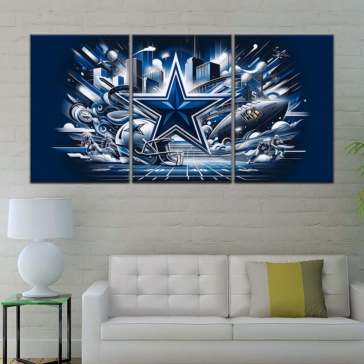 American Football Wall Art - AF5175 - Dallas Cowboys - Super Bowl Dreams - NFL Football Team - American Football Poster - American Football Canvas