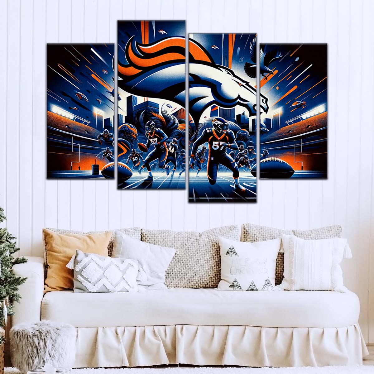 American Football Wall Art - AF5176 - Denver Broncos - NFL Football Team - American Football Poster - American Football Canvas