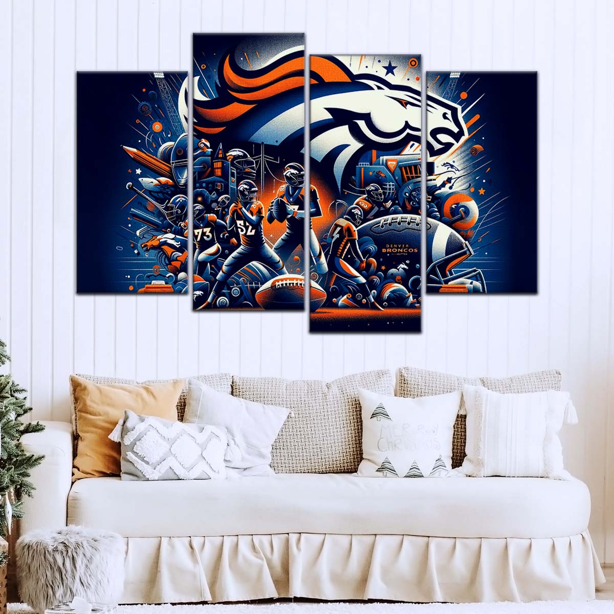 American Football Wall Art - AF5177 - Denver Broncos - NFL Super Bowl - American Football Poster - American Football Canvas