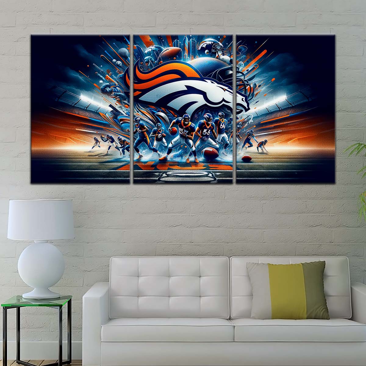 American Football Wall Art - AF5178 - Denver Broncos - Super Bowl NFL Football Team - American Football Poster - American Football Canvas