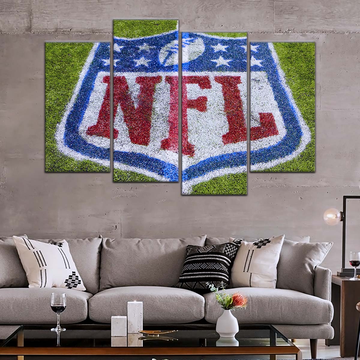 American Football Wall Art - AF5185 - Dynamic NFL Football Sports - American Football Poster - American Football Canvas