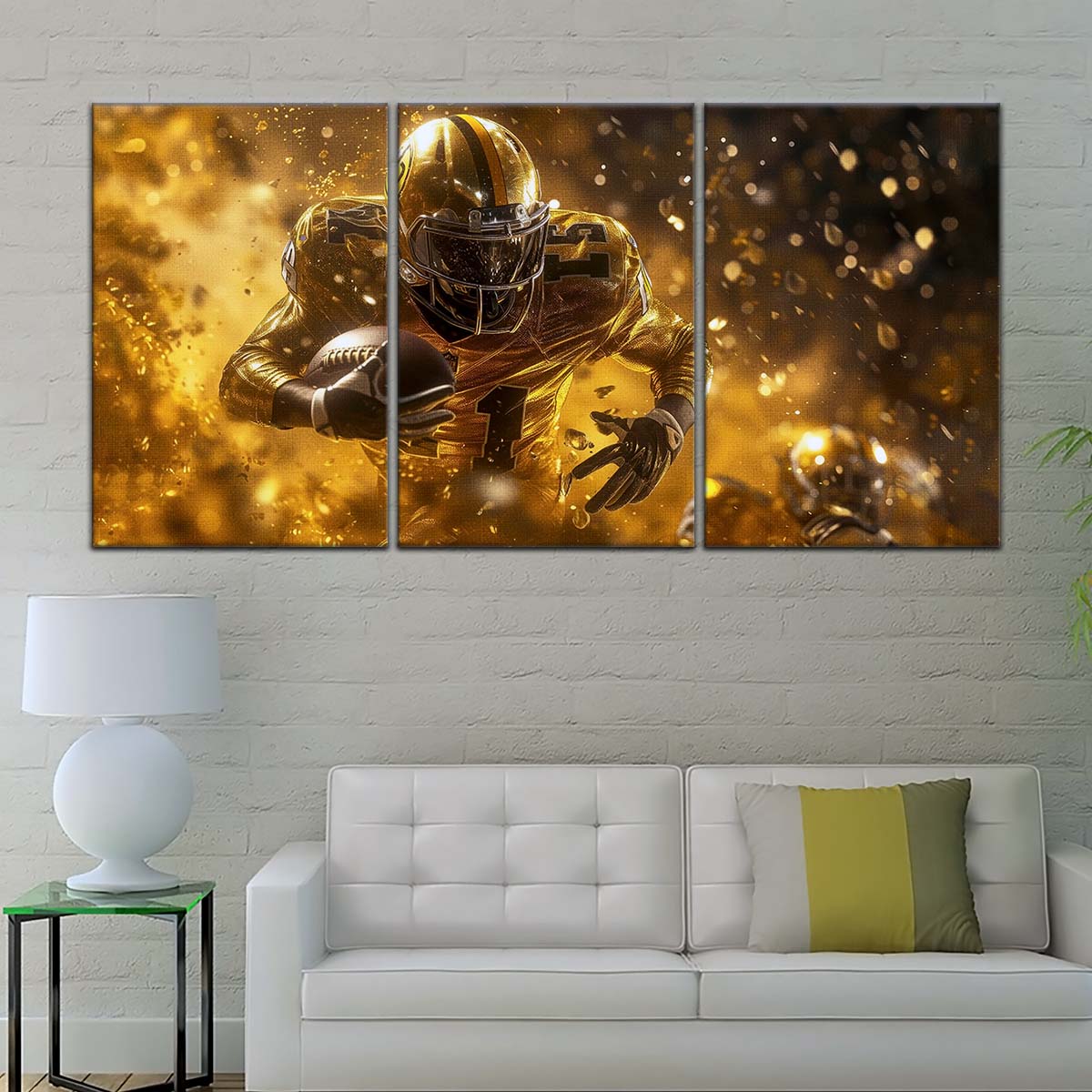American Football Wall Art - AF5186 - Dynamic NFL Football Touchdown - American Football Poster - American Football Canvas