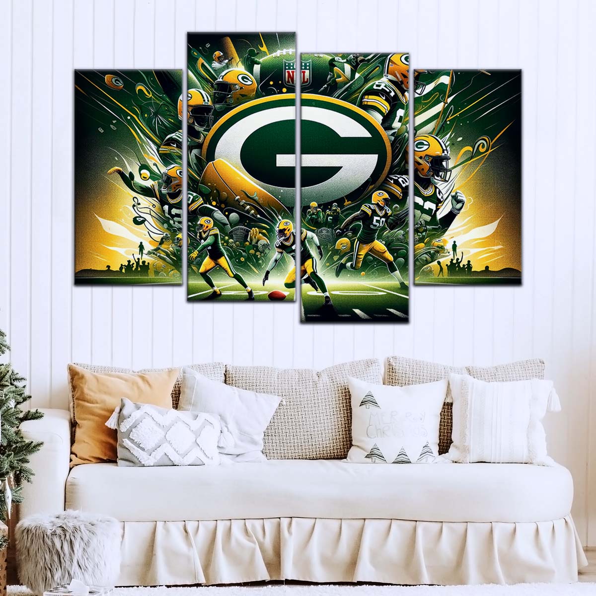 American Football Wall Art - AF5191 - Green Bay Packers - Football NFL Super Bowl - American Football Poster - American Football Canvas
