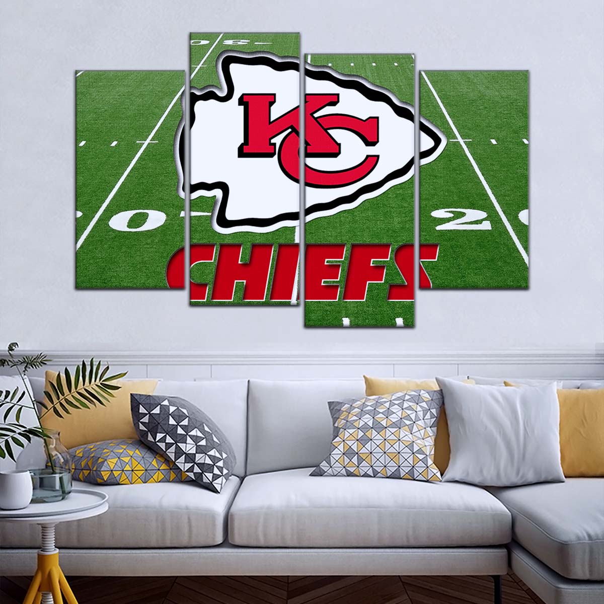American Football Wall Art - AF5197 - Kansas City Chiefs - NFL Football Team - American Football Poster - American Football Canvas