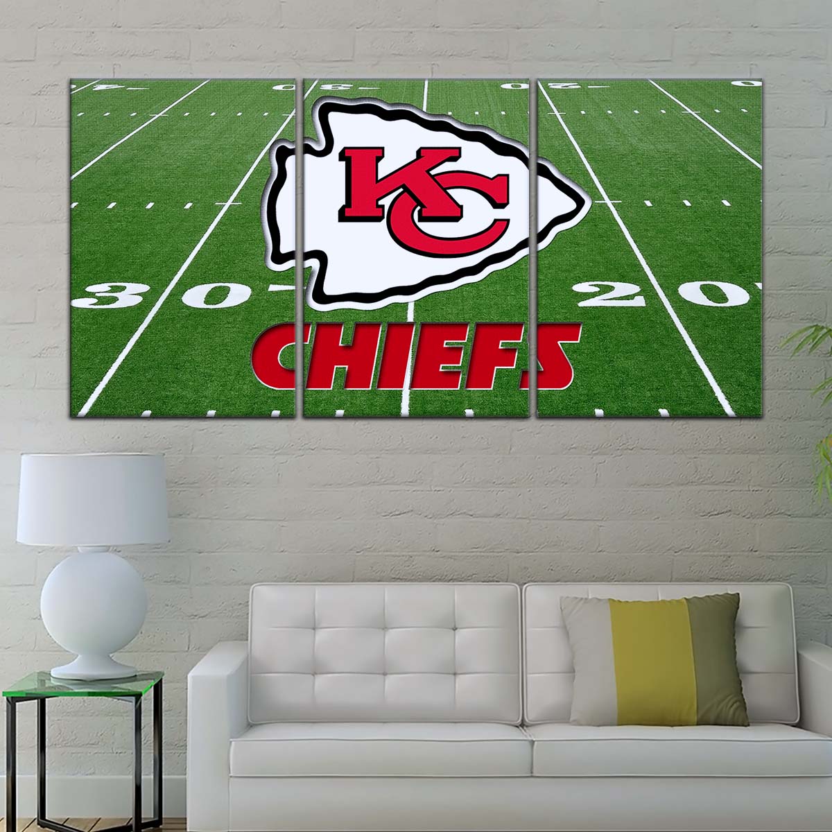 American Football Wall Art - AF5197 - Kansas City Chiefs - NFL Football Team - American Football Poster - American Football Canvas