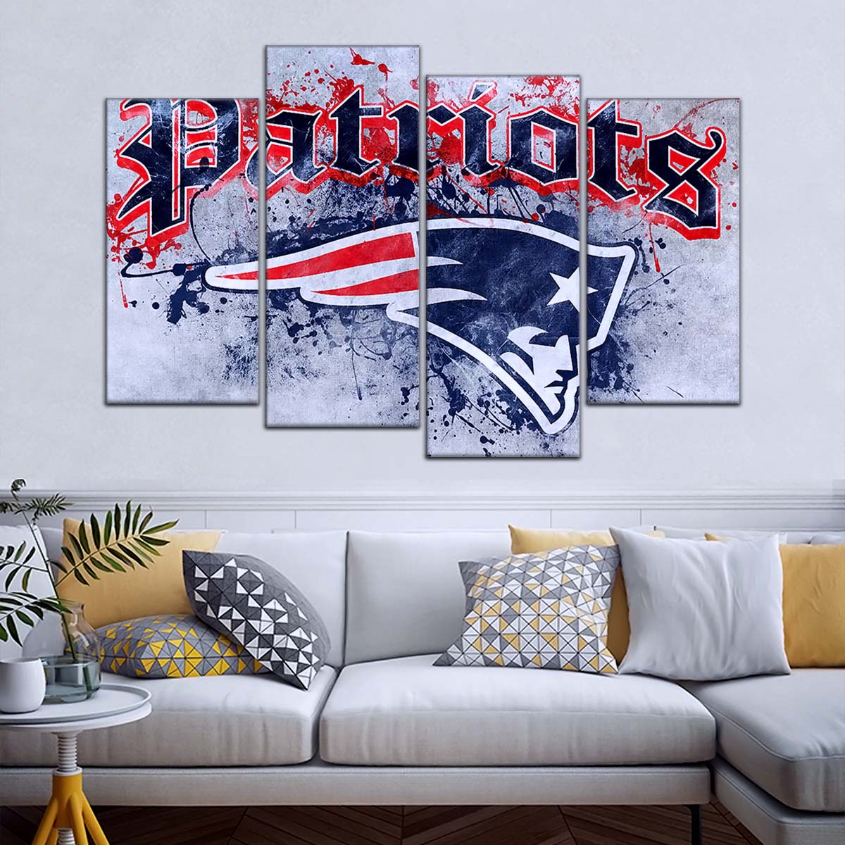 American Football Wall Art - AF5199 - New England Patriots - A Legacy in Sports - NFL Football Team - American Football Poster - American Football Canvas