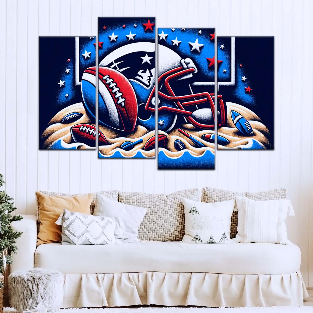 American Football Wall Art - AF5202 - New England Patriots - Ultimate Football Pride - NFL Football Team - American Football Poster - American Football Canvas