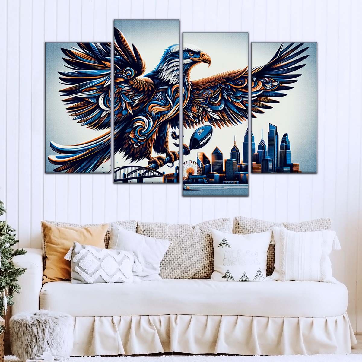 American Football Wall Art - AF5208 - Philadelphia Eagles - Majestic Flight - NFL Football Team - American Football Poster - American Football Canvas