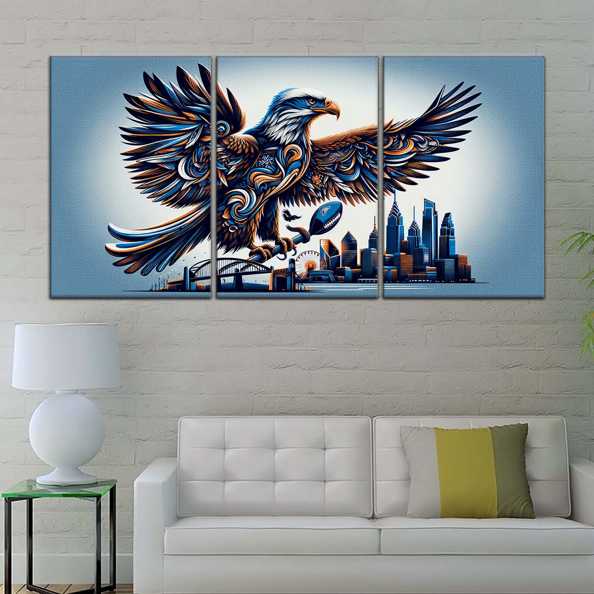 American Football Wall Art - AF5208 - Philadelphia Eagles - Majestic Flight - NFL Football Team - American Football Poster - American Football Canvas