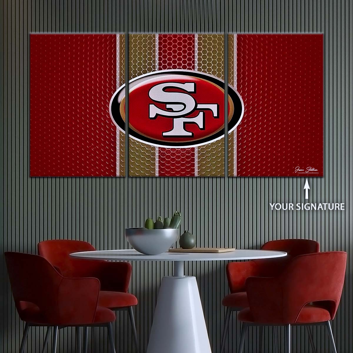 American Football Wall Art - AF5214 - San Francisco 49ers - Capture the Spirit of NFL Football - American Football Poster - American Football Canvas