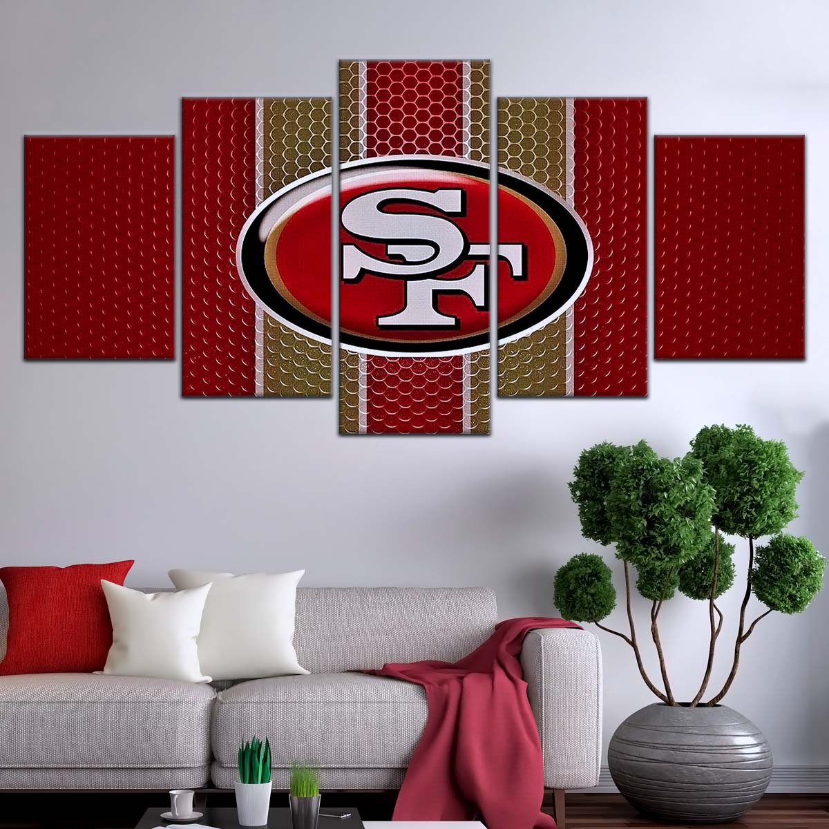 American Football Wall Art - AF5214 - San Francisco 49ers - Capture the Spirit of NFL Football - American Football Poster - American Football Canvas