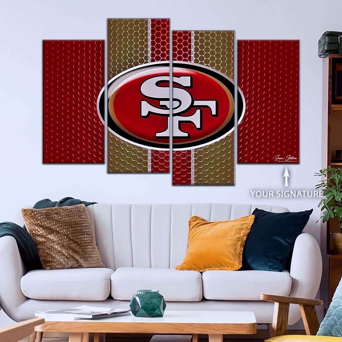 American Football Wall Art - AF5214 - San Francisco 49ers - Capture the Spirit of NFL Football - American Football Poster - American Football Canvas