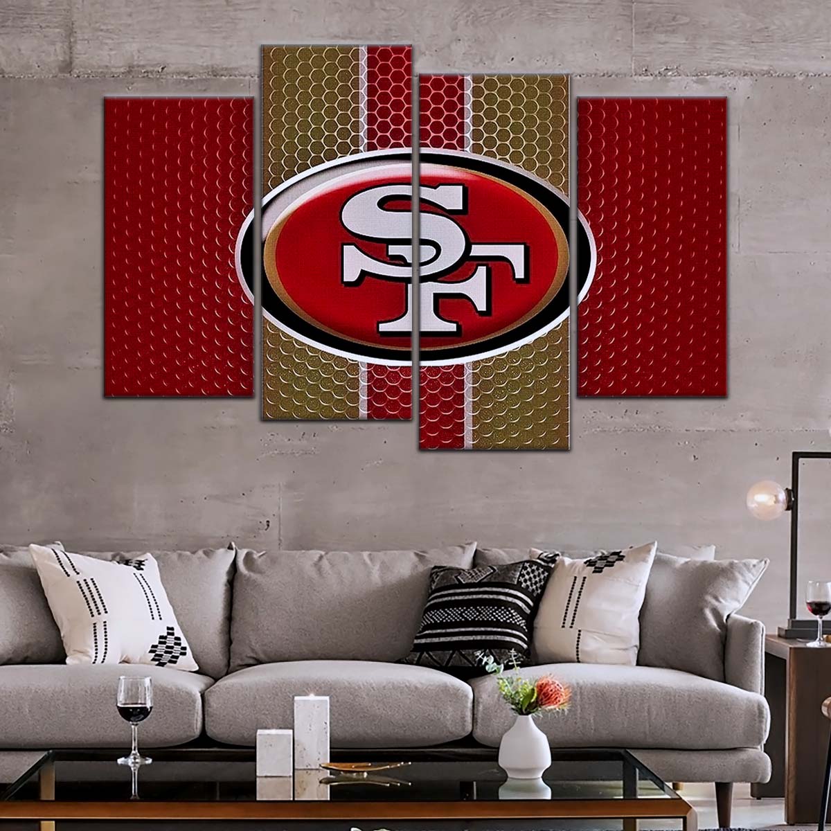 American Football Wall Art - AF5214 - San Francisco 49ers - Capture the Spirit of NFL Football - American Football Poster - American Football Canvas
