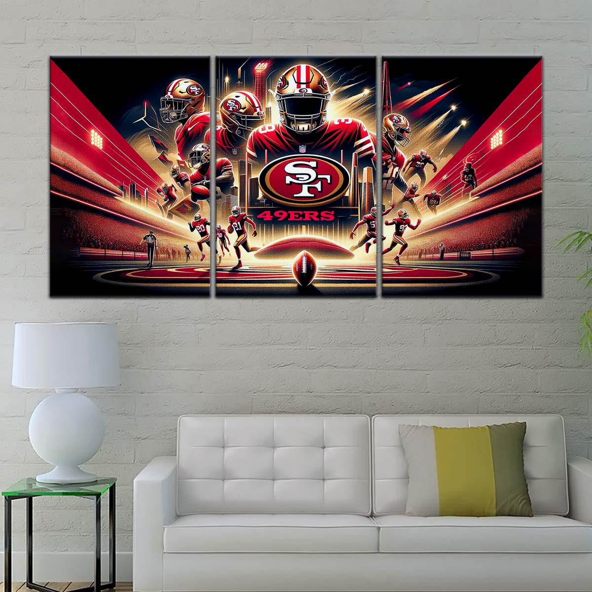 American Football Wall Art - AF5217 - San Francisco 49ers - NFL Super Bowl - American Football Poster - American Football Canvas