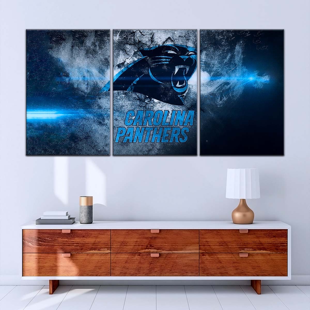 American Football Wall Art - AF5233 - Carolina Panthers - NFL Football Team - American Football Poster - American Football Canvas