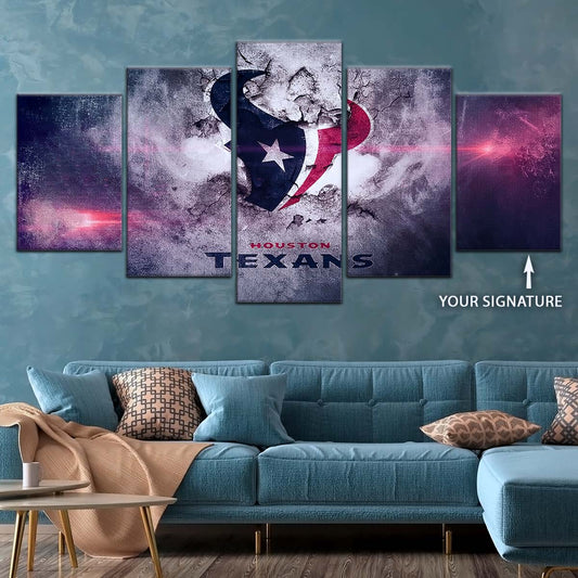 American Football Wall Art - AF5241 - Houston Texans - NFL Football Team - American Football Poster - American Football Canvas