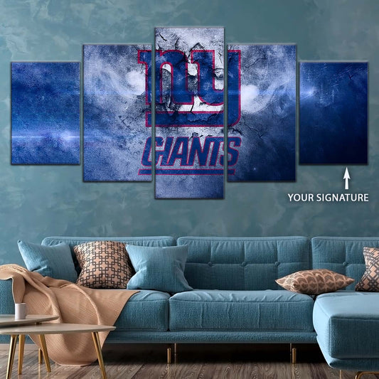 American Football Canvas Wall Art - AF5249 - New York Giants - NFL Teams