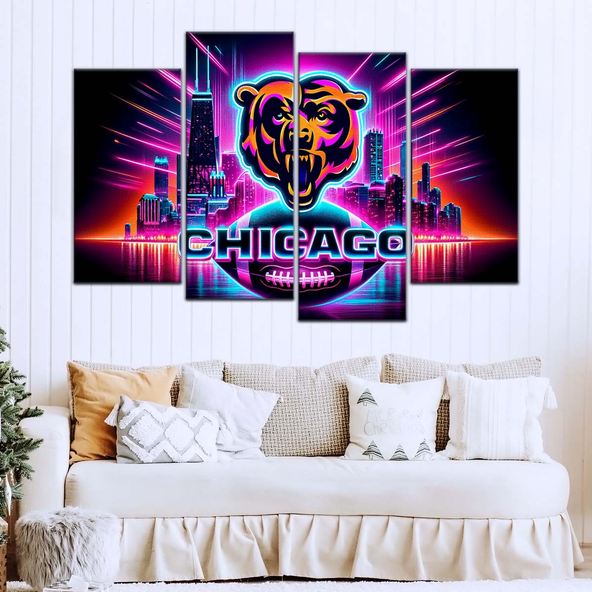 American Football Wall Art - AF5171 - Chicago Bears - NFL Football Team - American Football Poster - American Football Canvas