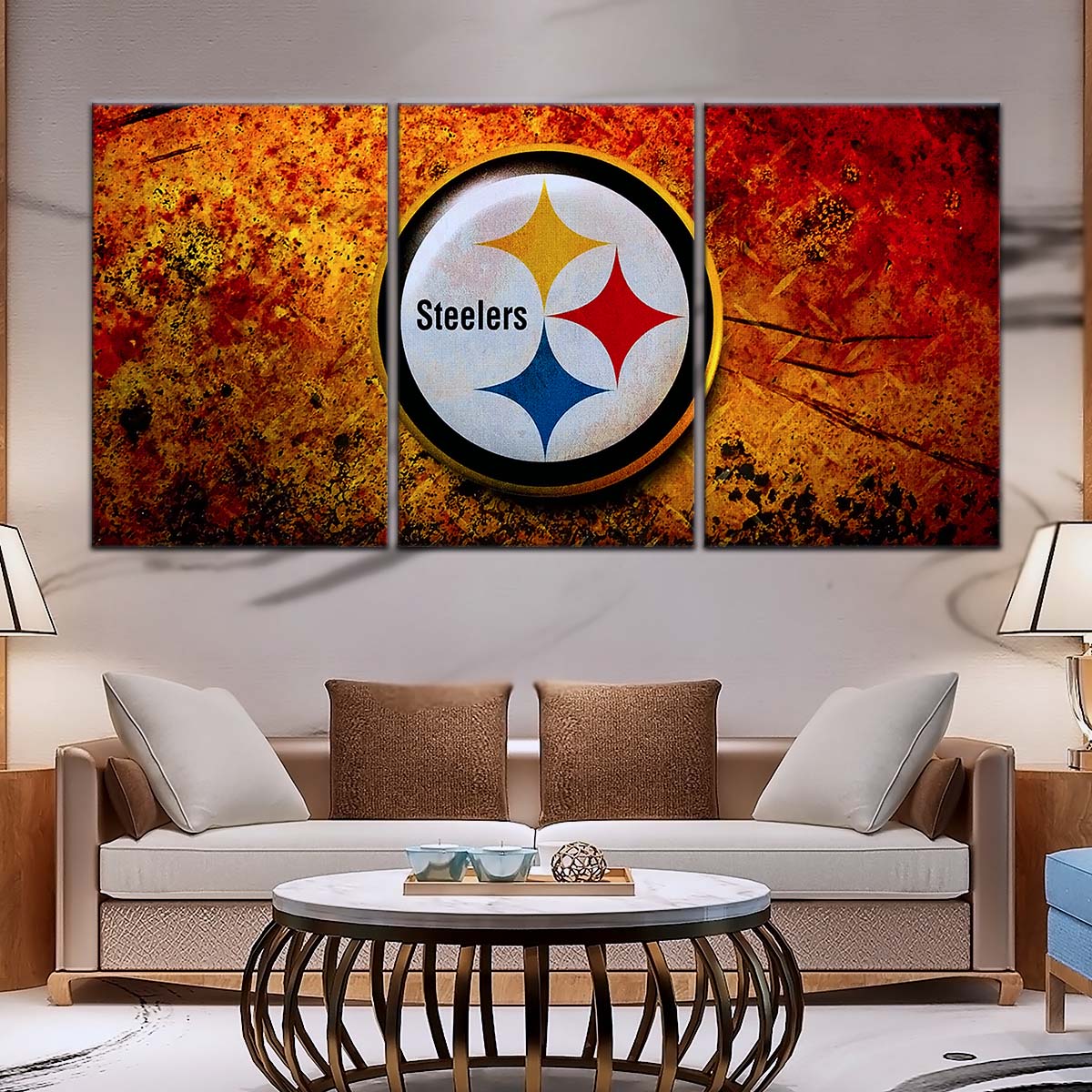 American Football Wall Art - AF5213 - Pittsburgh Steelers - Power & Passion - NFL Football Team - American Football Poster - American Football Canvas
