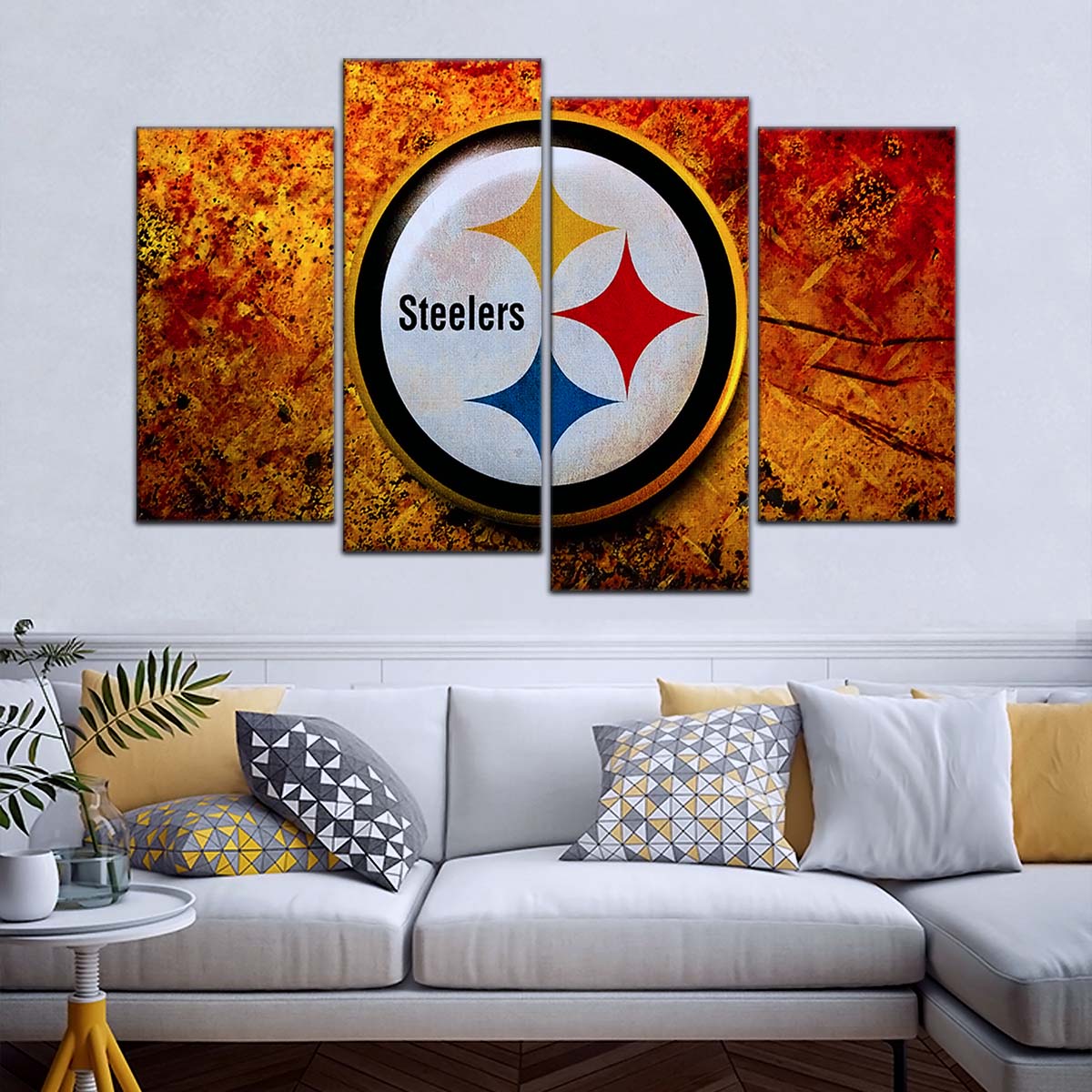 American Football Wall Art - AF5213 - Pittsburgh Steelers - Power & Passion - NFL Football Team - American Football Poster - American Football Canvas