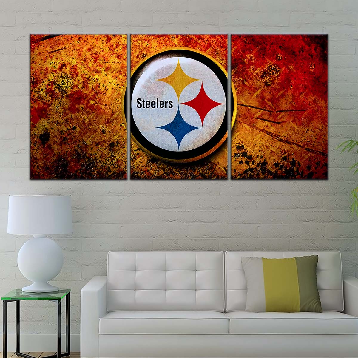 American Football Wall Art - AF5213 - Pittsburgh Steelers - Power & Passion - NFL Football Team - American Football Poster - American Football Canvas