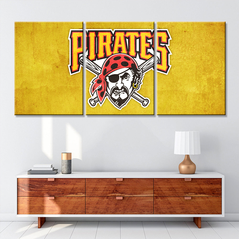Baseball Wall Art - BB5031 - Pittsburgh Pirates - Baseball Poster - Baseball Canvas