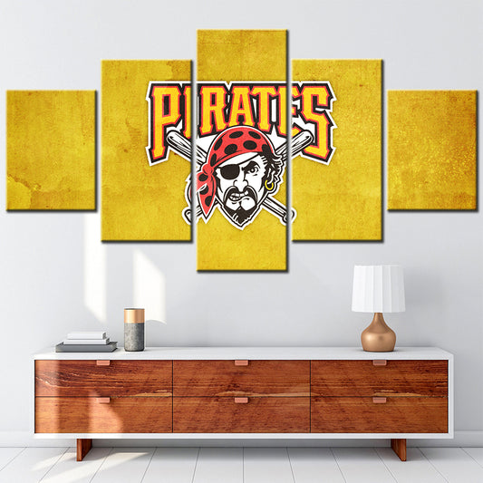 Baseball Wall Art - BB5031 - Pittsburgh Pirates - Baseball Poster - Baseball Canvas