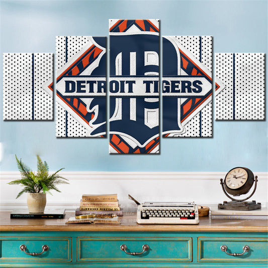 Baseball Canvas Wall Art - BB5010 - Detroit Tigers