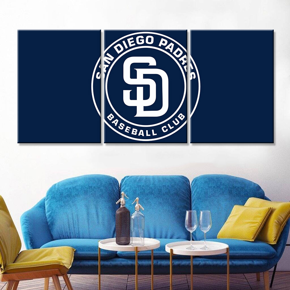 Baseball Wall Art - BB5032 - San Diego Padres - Baseball Poster - Baseball Canvas