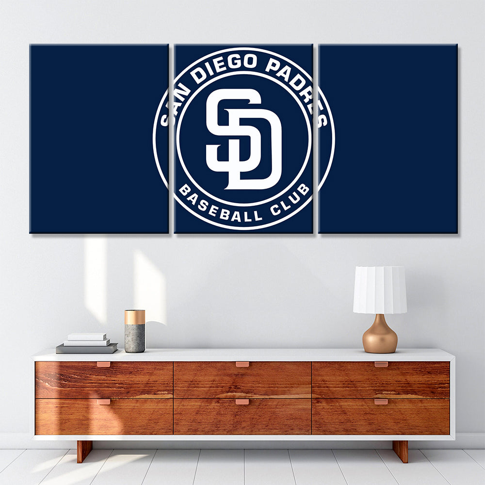 Baseball Wall Art - BB5032 - San Diego Padres - Baseball Poster - Baseball Canvas