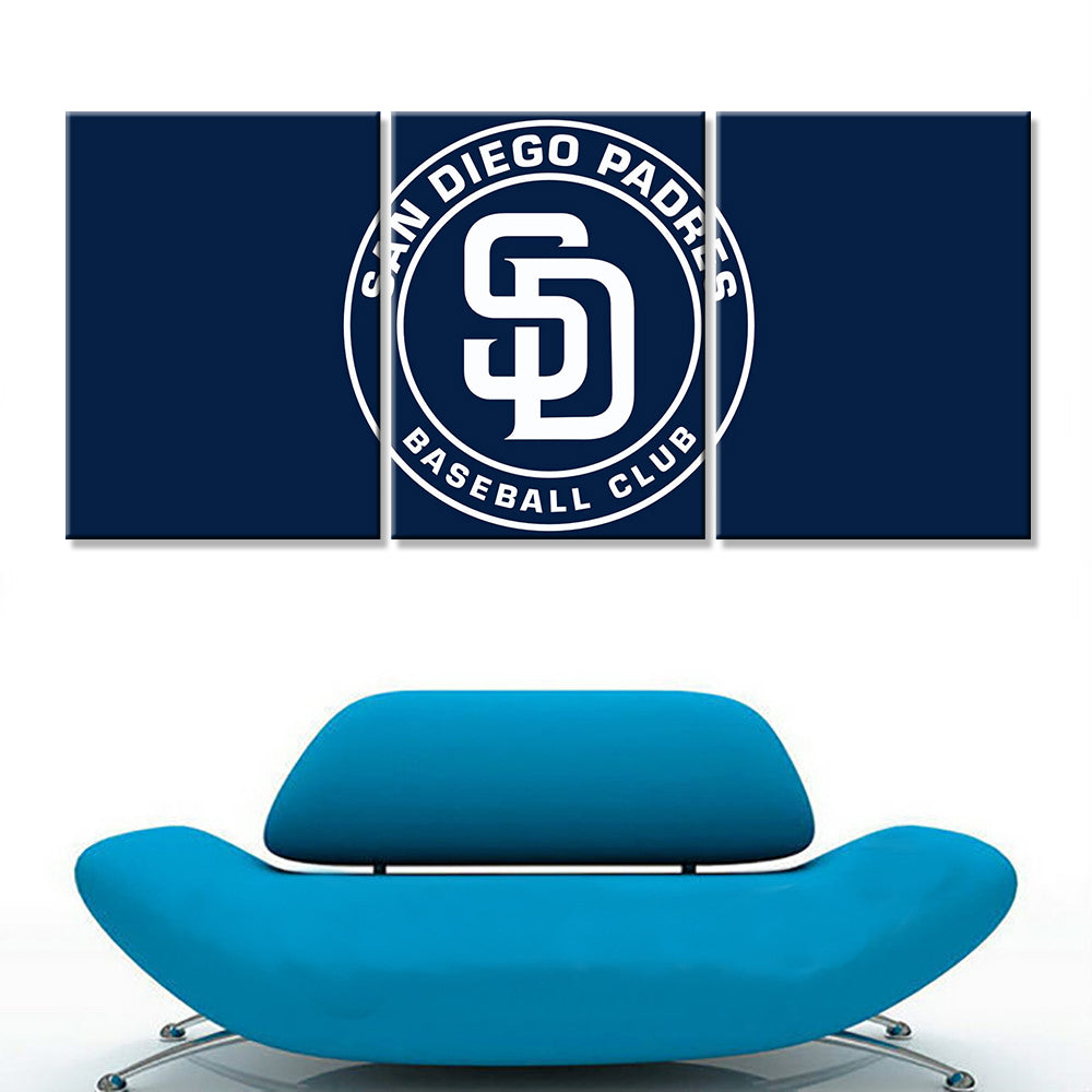 Baseball Wall Art - BB5032 - San Diego Padres - Baseball Poster - Baseball Canvas