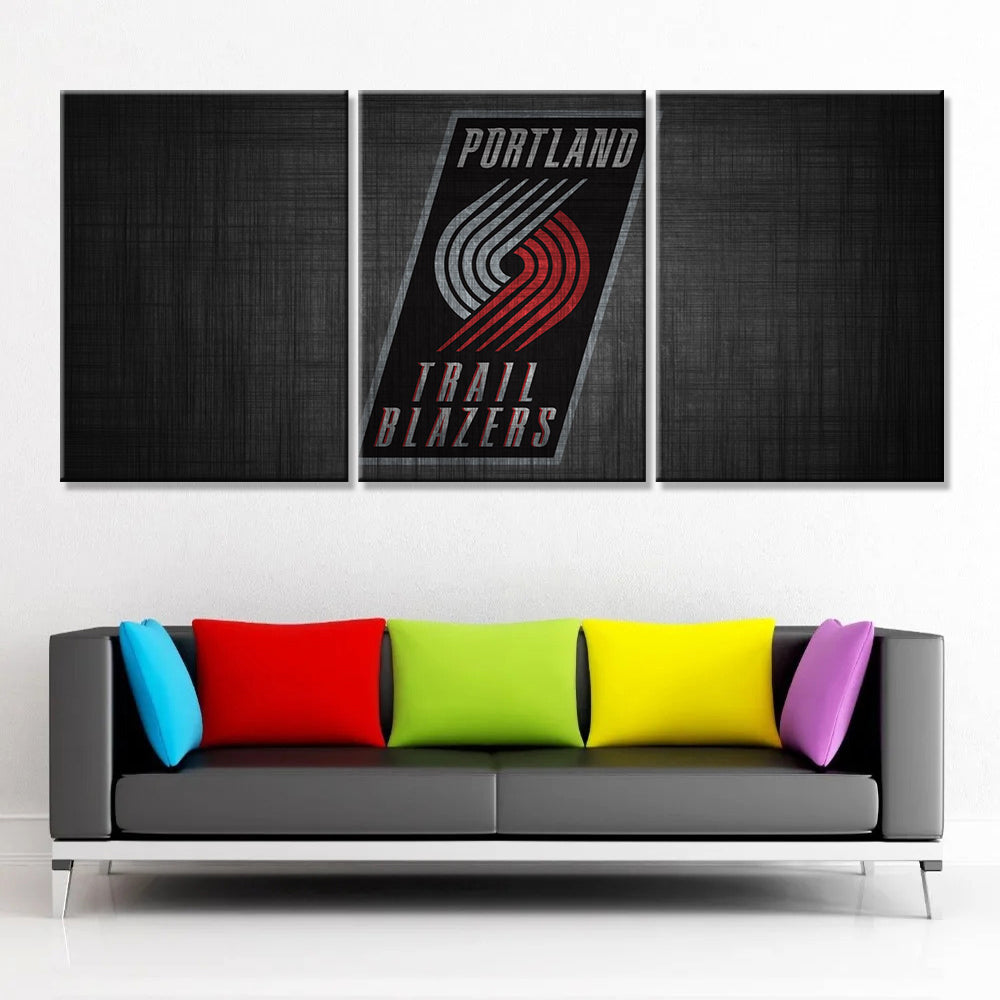 Basketball Canvas Wall Art - BK5041 - Portland Trail Blazers