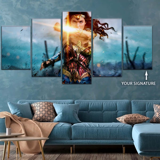 DC Wall Art - DCEU5012 - Wonder Woman - DC Comics Heroine - DC Extended Universe Poster - DC Extended Universe Canvas