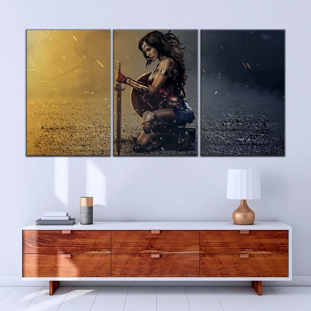 DC Wall Art - DCEU5023 - Wonder Woman - DC Comics Heroine - DC Extended Universe Poster - DC Extended Universe Canvas