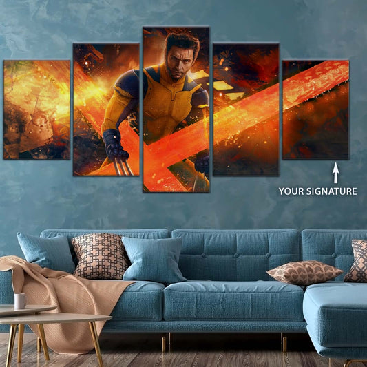 DC Wall Art - DCEU5025 - Deadpool & Wolverine Action - DC Extended Universe Poster - DC Extended Universe Canvas